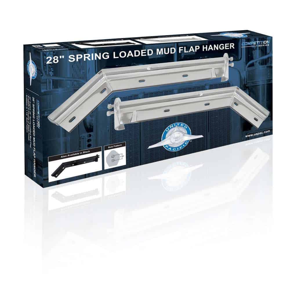 28&Quot; Chrome 45-Degree Angled Mud Flap Hangers - 1-1/8&Quot; Bolt Pattern - Competition Series (Pair) 4 28" Chrome 45-Degree Angled Mud Flap Hangers - 1-1/8" Bolt Pattern - Competition Series (Pair)