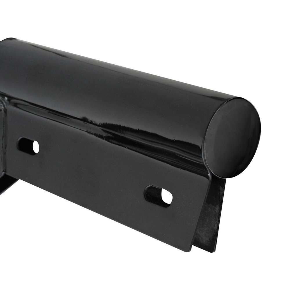 28" Black 45-Degree Angled Mud Flap Hangers - 1-1/8" Bolt Pattern - Competition Series (Pair)
