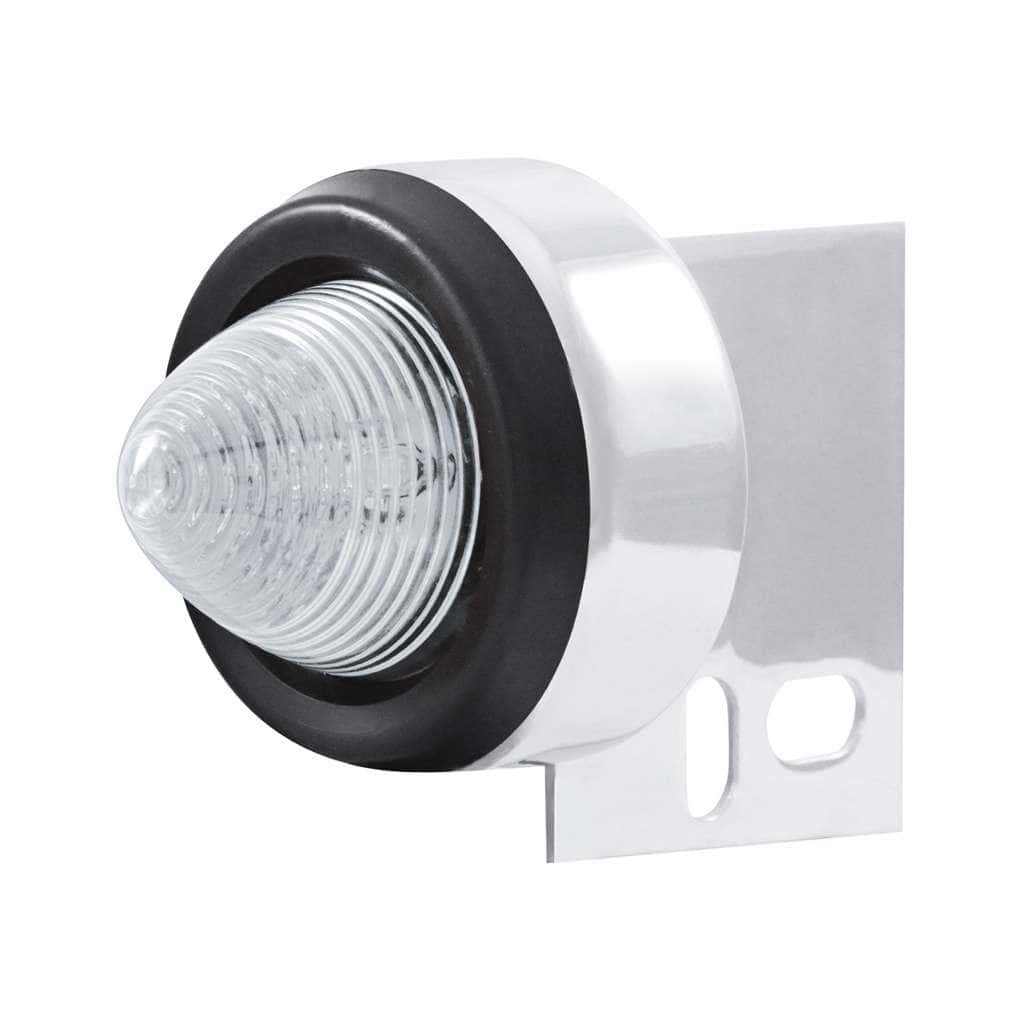 9 LED Beehive Mud Flap Hanger End Light With Grommet - Red LED