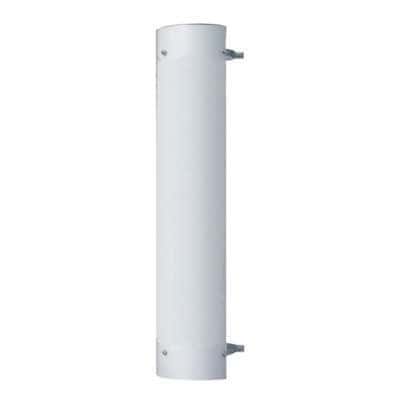 48" Tall 180 Degree Stainless Exhaust Muffler Shield For 6" Diameter Exhaust - Plain