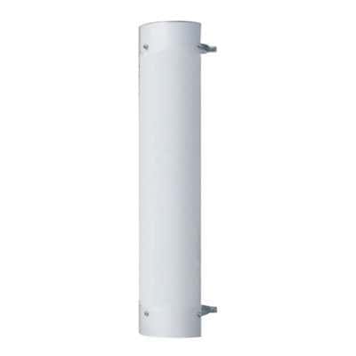 48" Tall 180 Degree Stainless Exhaust Muffler Shield For 7" Diameter Exhaust - Plain