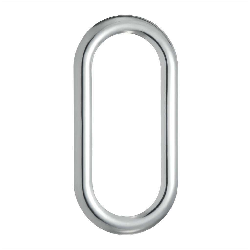 Stainless Steel Oval Window Trim With Sealant Adhesive For Peterbilt