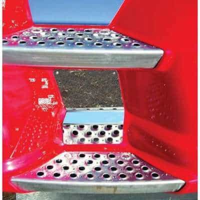 Stainless 2007+ Kenworth T660, T680, T700 Back Lower Step Kick Plate