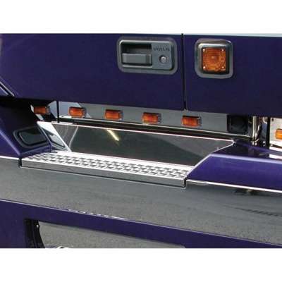 Stainless Front Upper Fairing Kick Plate For 2003+ Volvo VN