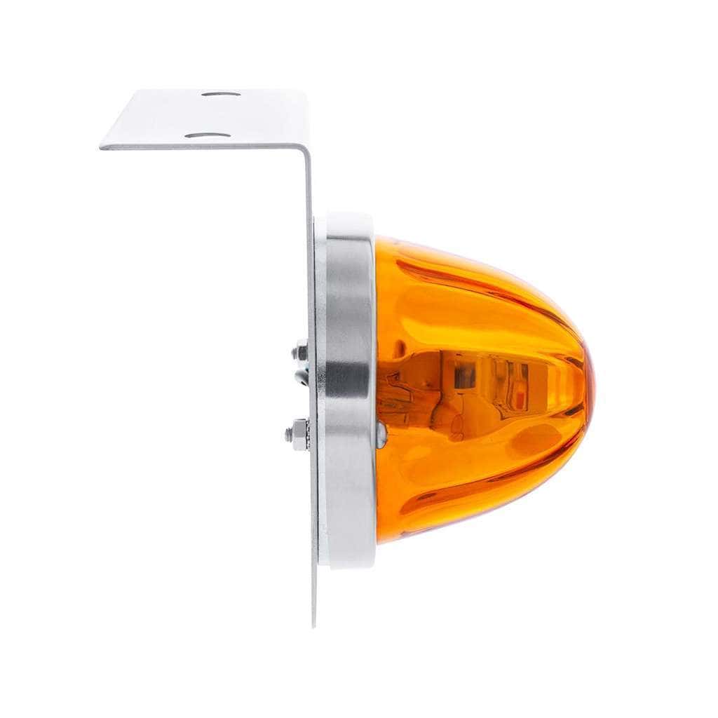 Ultraburst Glass Watermelon Light With Stainless Steel Light Bracket Kit-Amber Led/Amber Lens 4 UltraBurst Glass Watermelon Light With Stainless Steel Light Bracket Kit-Amber LED/Amber Lens