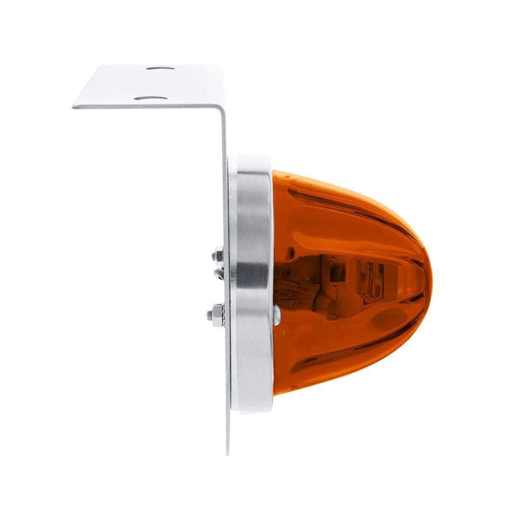 Ultraburst Glass Watermelon Light With Stainless Steel Light Bracket Kit-Amber Led/Dark Amber Lens 4 UltraBurst Glass Watermelon Light With Stainless Steel Light Bracket Kit-Amber LED/Dark Amber Lens