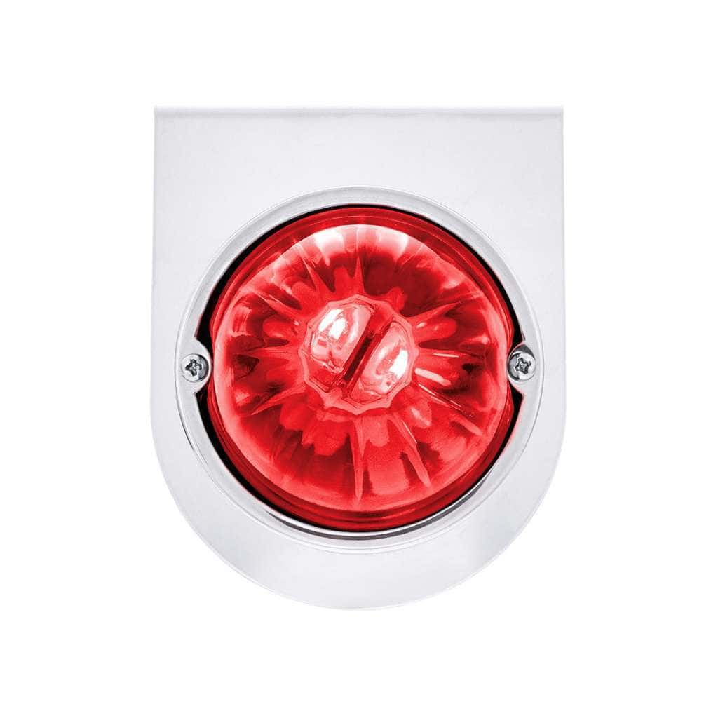 Ultraburst Glass Watermelon Light With Stainless Steel Light Bracket Kit-Red Led/Red Lens 3 UltraBurst Glass Watermelon Light With Stainless Steel Light Bracket Kit-Red LED/Red Lens