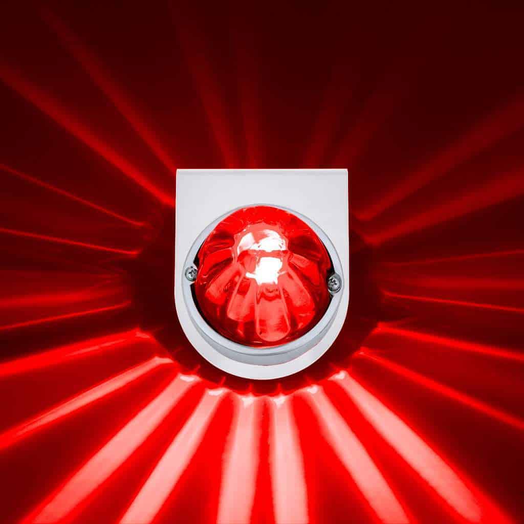 Ultraburst Glass Watermelon Light With Stainless Steel Light Bracket Kit-Red Led/Red Lens 8 UltraBurst Glass Watermelon Light With Stainless Steel Light Bracket Kit-Red LED/Red Lens
