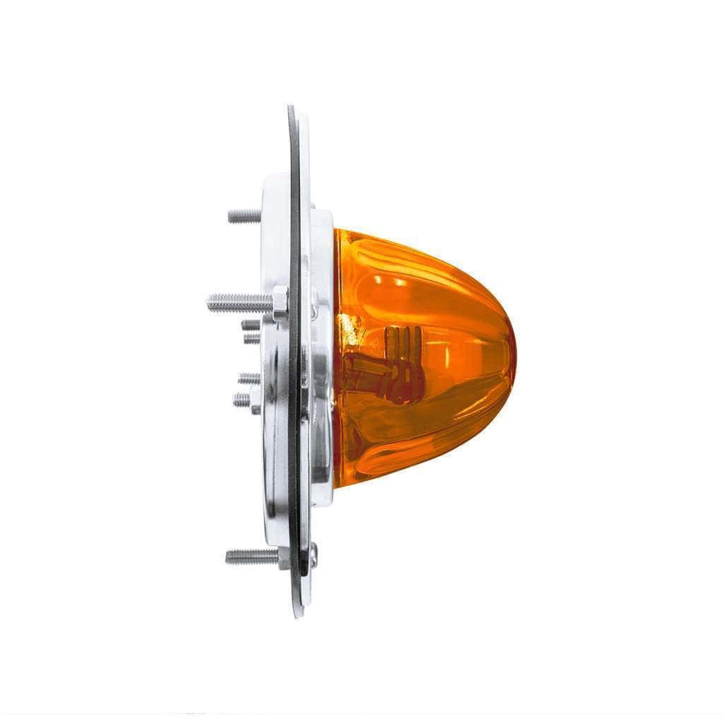 Dual Function Glass Watermelon Sleeper Bunk Kit With 304 Stainless Steel Bezel &Amp; Led Bulb-Amber Lens/Amber Led 5 Dual Function Glass Watermelon Sleeper Bunk Kit With 304 Stainless Steel Bezel & LED Bulb-Amber Lens/Amber LED