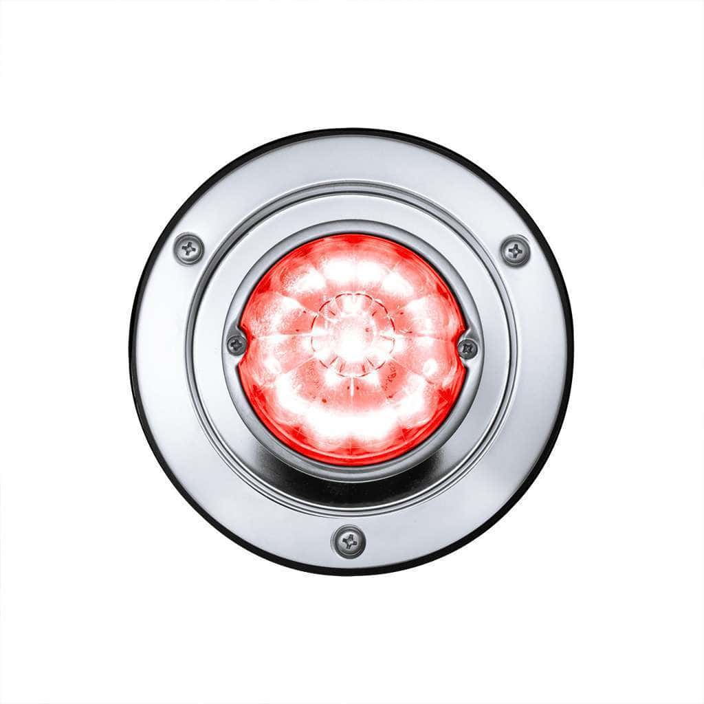 17 Led Dual Function Watermelon Light Sleeper Bunk Kit With 304 Stainless Steel Bezel-Red Led/Red Lens 4 17 LED Dual Function Watermelon Light Sleeper Bunk Kit With 304 Stainless Steel Bezel-Red LED/Red Lens