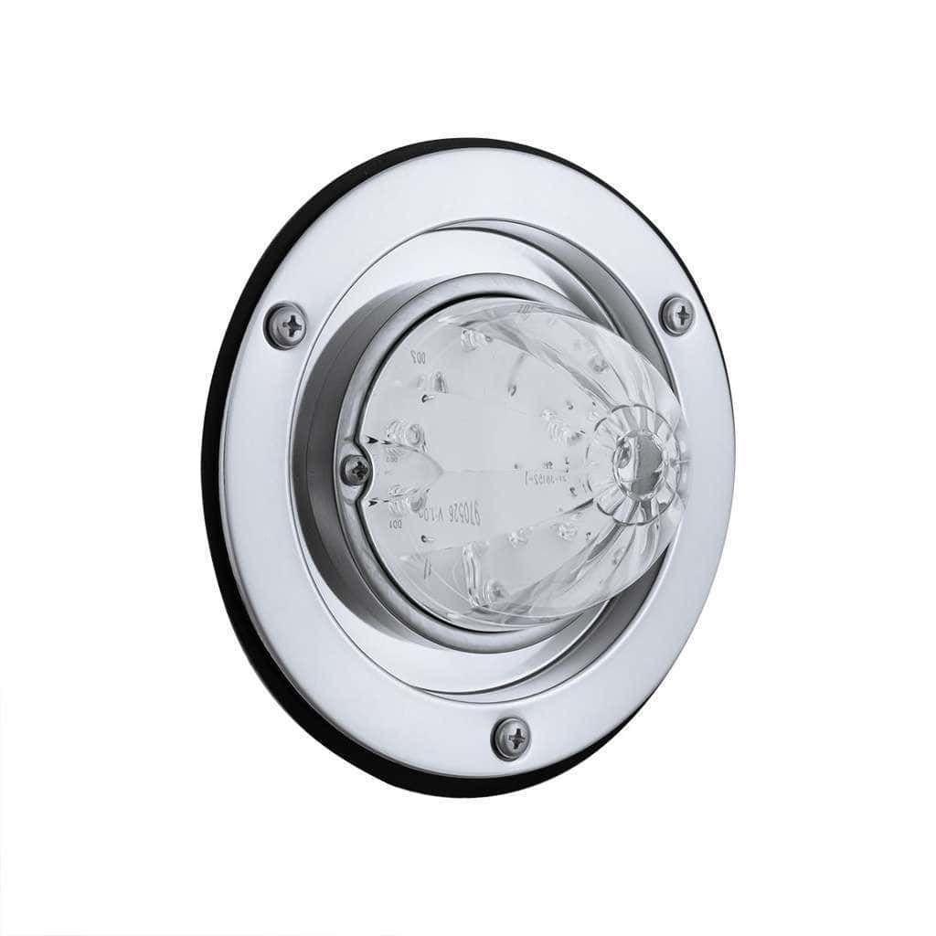 17 Led Dual Function Watermelon Light Sleeper Bunk Kit With 304 Stainless Steel Bezel-Amber Led/Clear Lens 3 17 LED Dual Function Watermelon Sleeper Bunk Kit With 304 Stainless Steel Bezel-Amber LED/Clear Lens