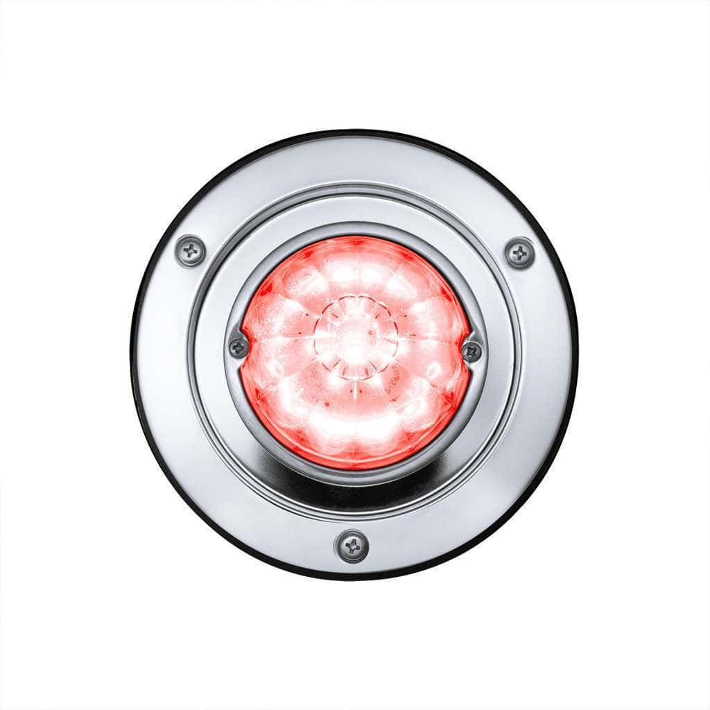 17 Led Dual Function Watermelon Light Sleeper Bunk Kit With 304 Stainless Steel Bezel-Red Led/Clear Lens 4 17 LED Dual Function Watermelon Light Sleeper Bunk Kit With 304 Stainless Steel Bezel-Red LED/Clear Lens