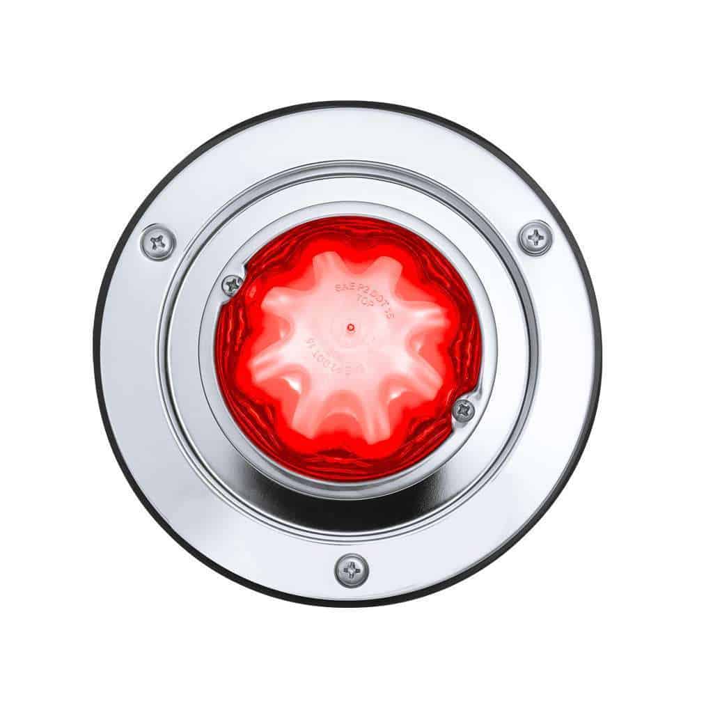 9 Led Dual Function Glolight Watermelon Sleeper Bunk Kit With 304 Stainless Steel Bezel-Red Led/Red Lens 4 9 LED Dual Function GloLight Watermelon Sleeper Bunk Kit With 304 Stainless Steel Bezel-Red LED/Red Lens