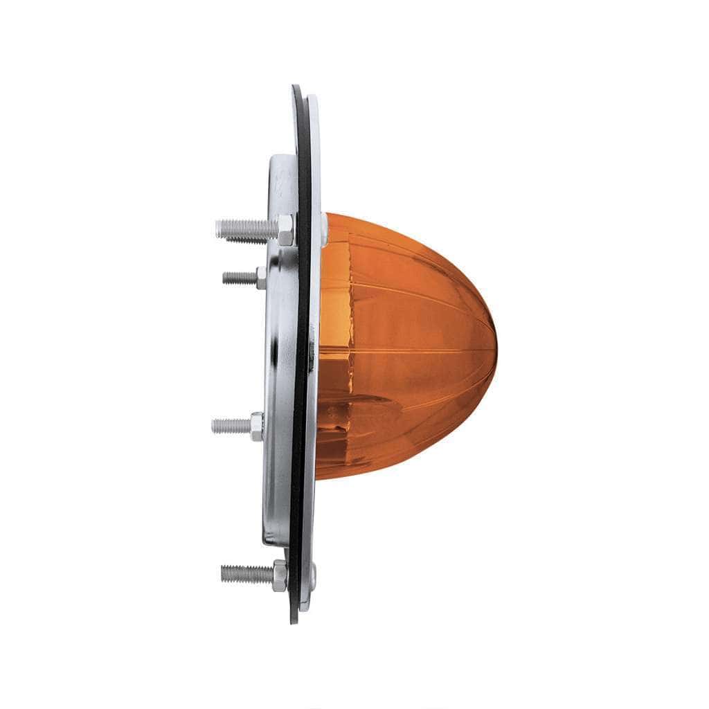 17 Led Dual Function Watermelon Reflector Sleeper Bunk Kit With 304 Ss Bezel-Amber Led/Amber Lens 5 17 LED Dual Function Watermelon Reflector Sleeper Bunk Kit With 304 SS Bezel-Amber LED/Amber Lens