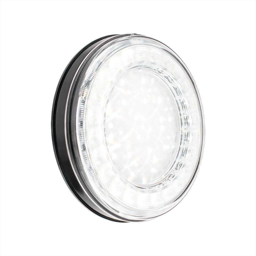 33 Led 4&Quot; Round Lumos Light S-Series (Back-Up) - White Led/Clear Lens 3 33 LED 4" Round Lumos Light S-Series (Back-Up) - White LED/Clear Lens