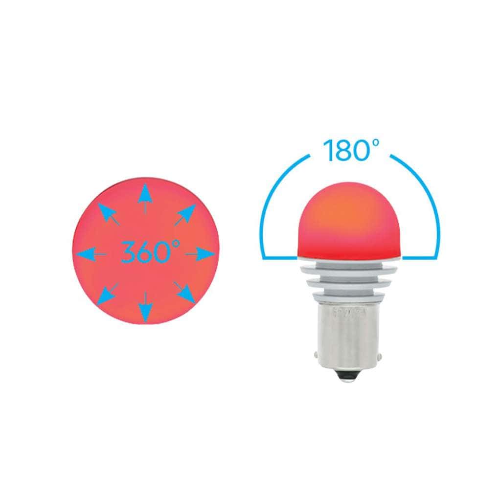 High Power 1156 Led Bulb - Red 5 High Power 1156 LED Bulb - Red