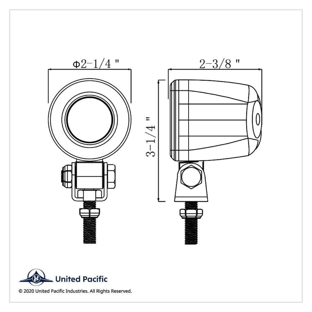 High Power Single Led Mini Work Light 4 High Power Single LED Mini Work Light