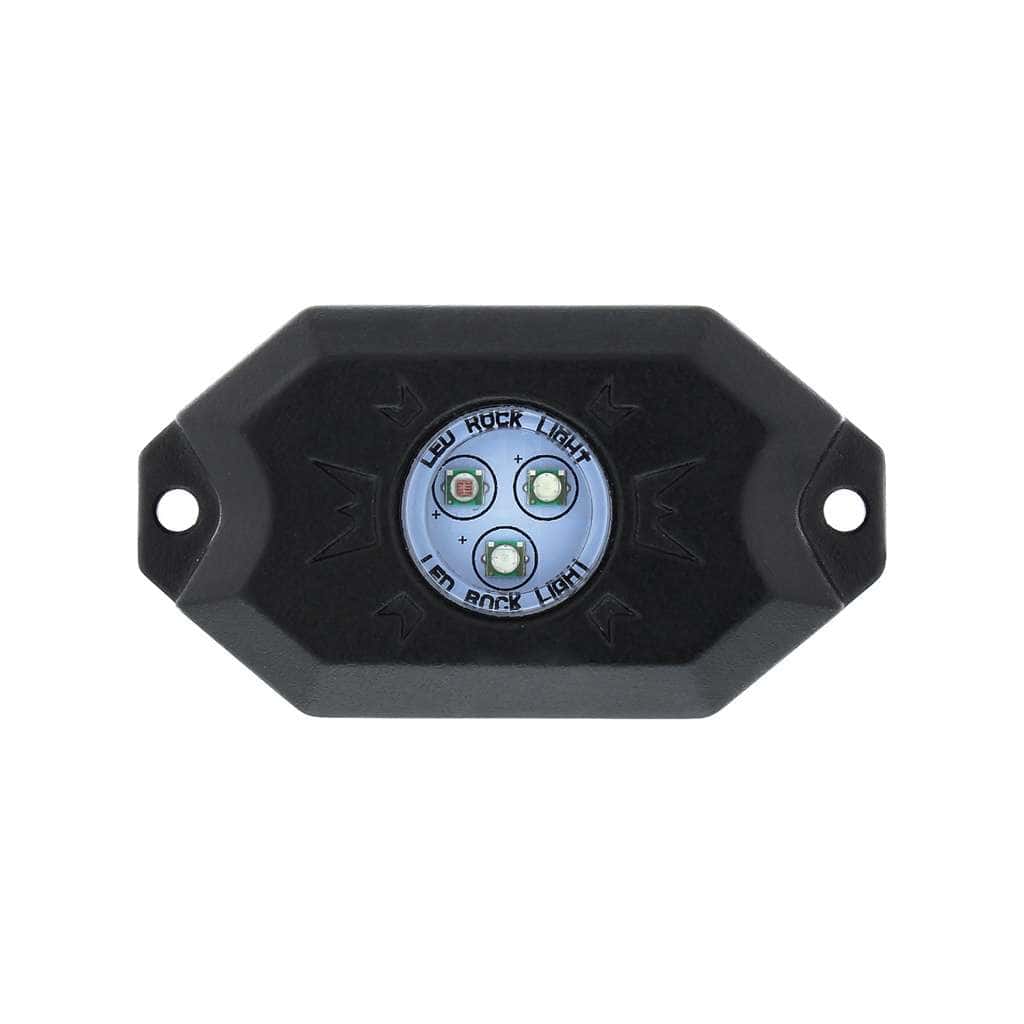 United Pacific Rgb Multi-Color 500 Lumen Led Rock Light 4-Piece Kit 3 RGB Multi-Color 500 Lumen LED Rock Light 4-Piece Kit