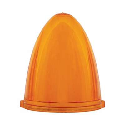9 LED Dual Function GloLight Watermelon Grakon 1000 Style Cab Light - Amber LED/Amber Lens