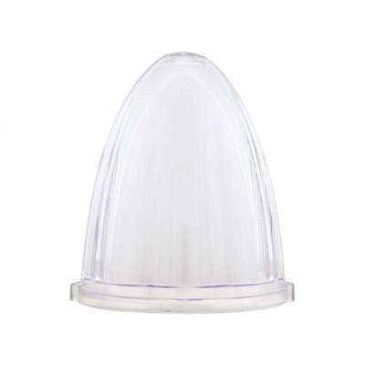 9 LED Dual Function GloLight Watermelon Grakon 1000 Style Cab Light - Amber LED/Clear Lens