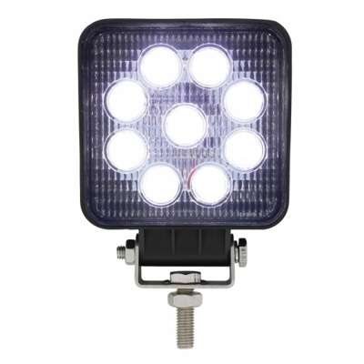 9 High Power LED Square Work Light - Flood