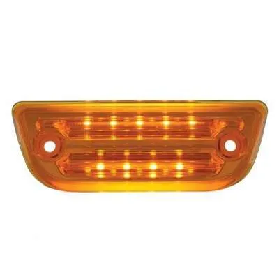 9 LED Cab Light For Peterbilt 579 & Kenworth T680/T770/T880- Amber LED/Amber Lens