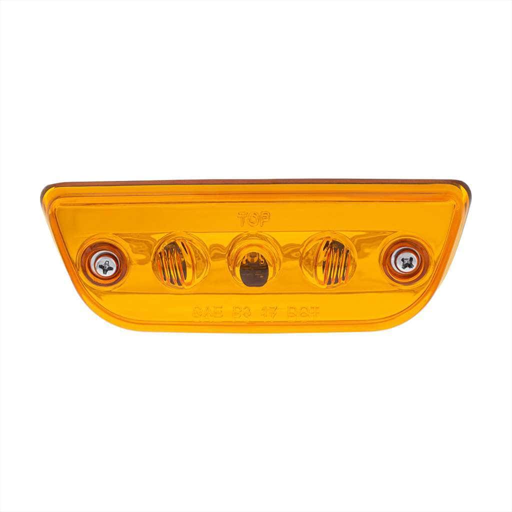 3 LED Cab Light For 2013-2021 Peterbilt 579 & Kenworth T680/T770/T880 -Amber LED/Lens