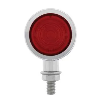 9 LED Dual Function Mini Bullet Light - Red LED/Red Lens