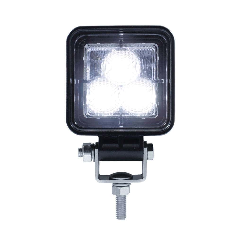 3 High Power 3 Watt LED Square Compact Work Light - Flood Light