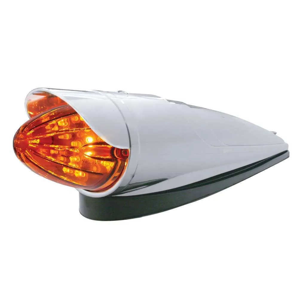 19 LED Watermelon Grakon 1000 Cab Light Kit With Visor - Amber LED/Dark Amber Lens