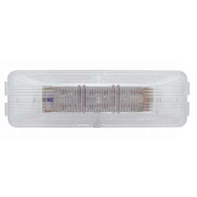 12 LED Rectangular Light (Clearance/Marker) - Red LED/Clear Lens
