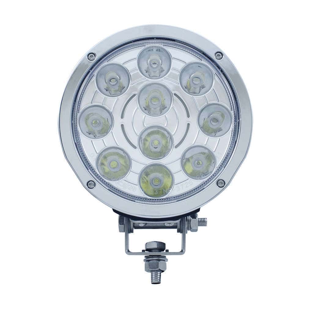 10 High Power 3-Watt LED 7" Driving Light - 1300 Lumens