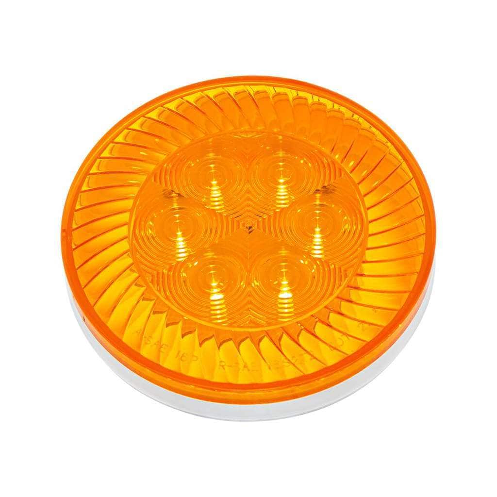 16 Led 4&Quot; Round Turbine Light (Turn Signal) - Amber Led/Amber Lens 4 16 LED 4" Round Turbine Light (Turn Signal) - Amber LED/Amber Lens