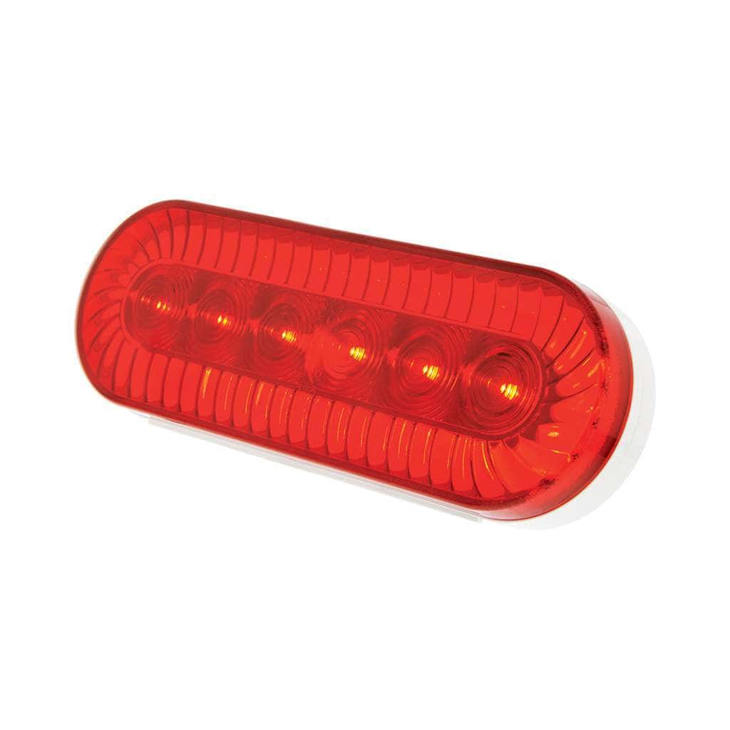 20 Led 6&Quot; Oval Turbine Light (Stop/Turn/Tail) - Red Led/Red Lens 3 20 LED 6" Oval Turbine Light (Stop, Turn & Tail) - Red LED/Red Lens