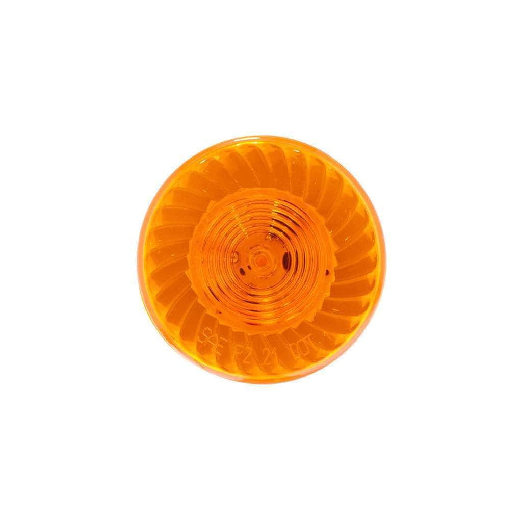 7 LED 2" Round Turbine Light (Clearance/Marker) - Amber LED/Amber Lens