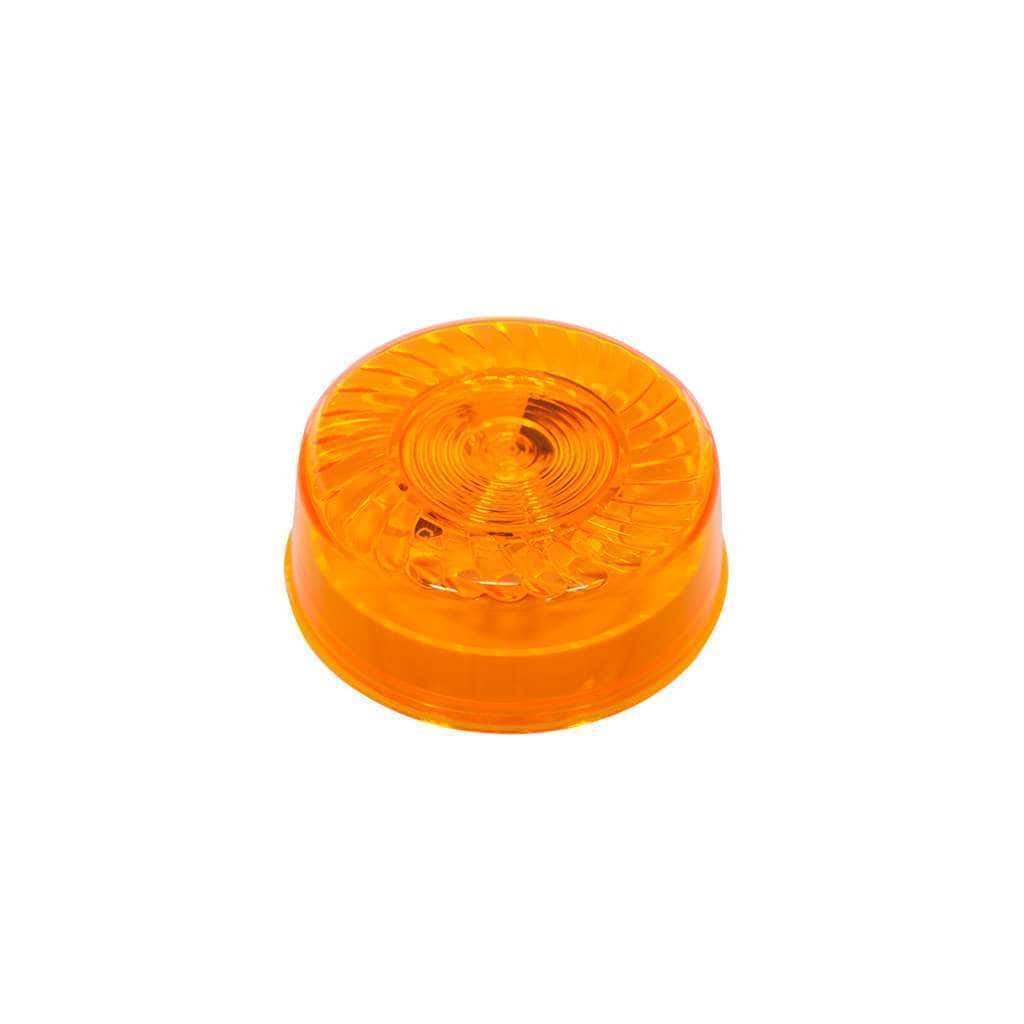 7 Led 2&Quot; Round Turbine Light (Clearance/Marker) - Amber Led/Amber Lens 4 7 LED 2" Round Turbine Light (Clearance/Marker) - Amber LED/Amber Lens