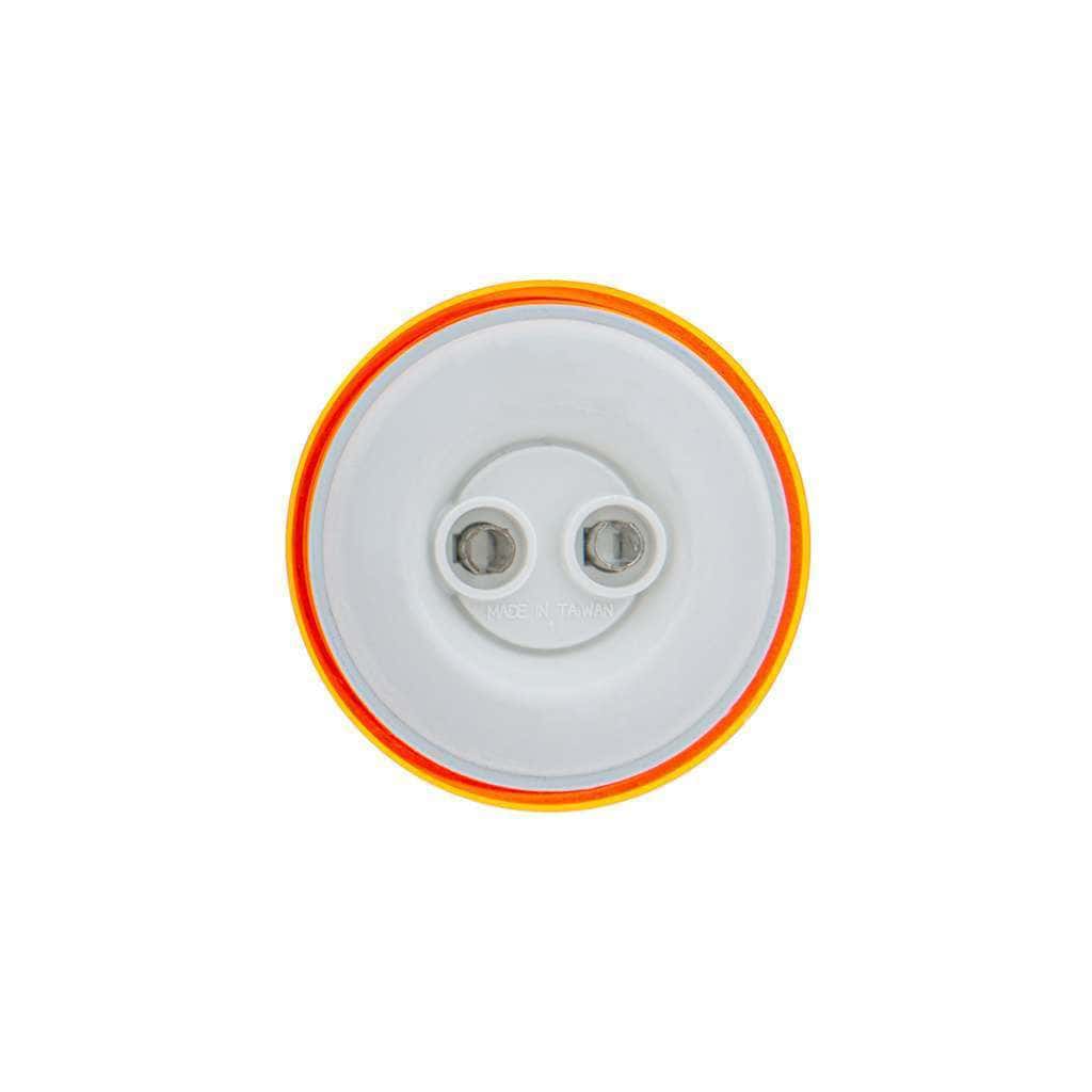 7 Led 2&Quot; Round Turbine Light (Clearance/Marker) - Amber Led/Amber Lens 5 7 LED 2" Round Turbine Light (Clearance/Marker) - Amber LED/Amber Lens