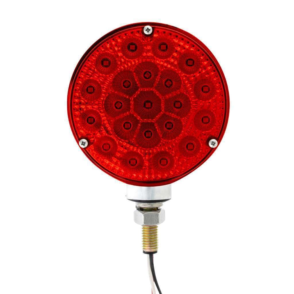 42 Led Reflector Double Face Competition Series Turn Signal Light-Amber &Amp; Red Led/Lens 4 42 LED Reflector Double Face Competition Series Turn Signal Light-Amber & Red LED/Lens