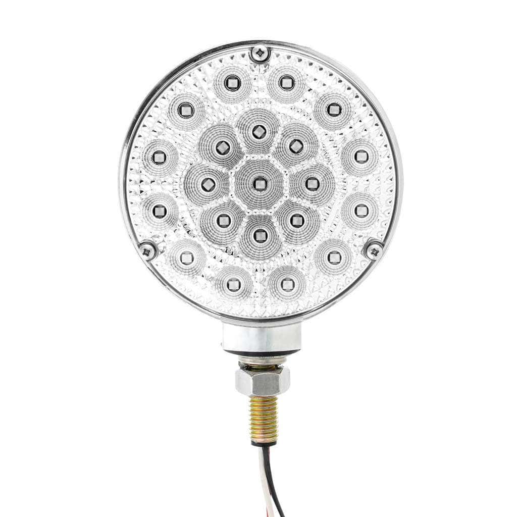 42 Led Reflector Double Face Competition Series Turn Signal Light-Amber &Amp; Red Led/Clear Lens 4 42 LED Reflector Double Face Competition Series Turn Signal Light-Amber & Red LED/Clear Lens