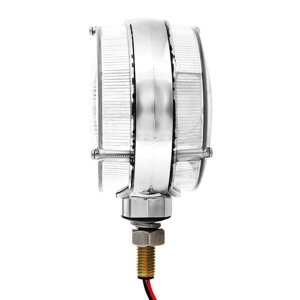 42 Led Reflector Double Face Competition Series Turn Signal Light-Amber &Amp; Red Led/Clear Lens 7 42 LED Reflector Double Face Competition Series Turn Signal Light-Amber & Red LED/Clear Lens