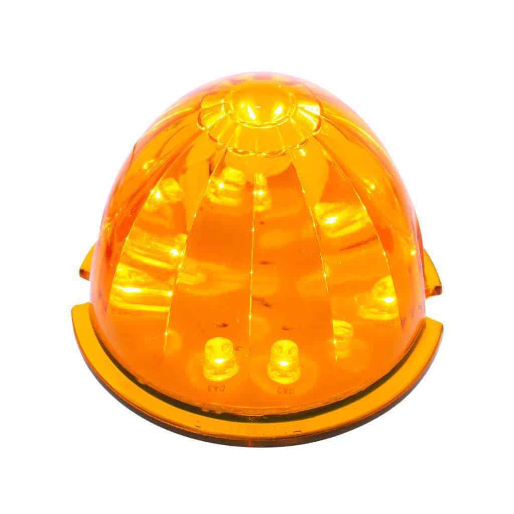 17 LED Dual Function Watermelon Cab Light – Amber