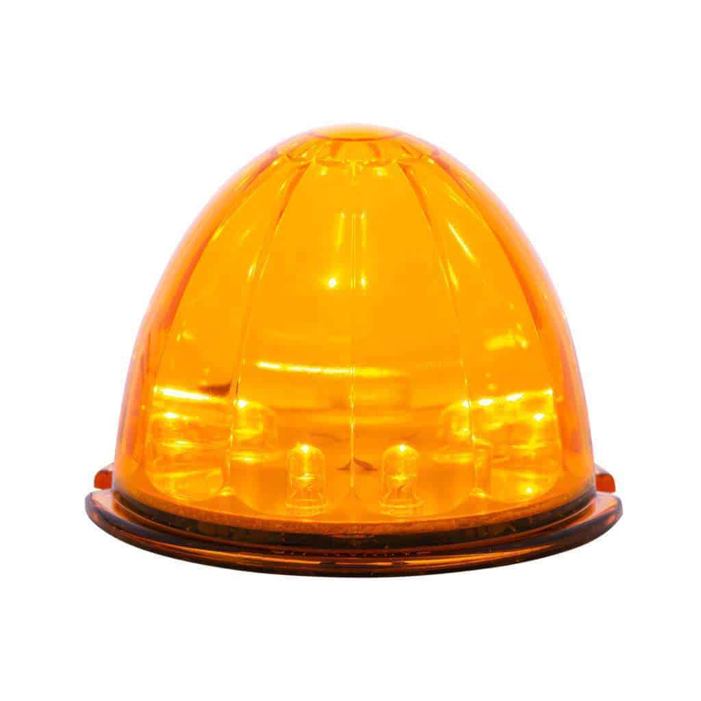 17 Led Dual Function Watermelon Cab Light – Amber 3 17 LED Dual Function Watermelon Cab Light – Amber