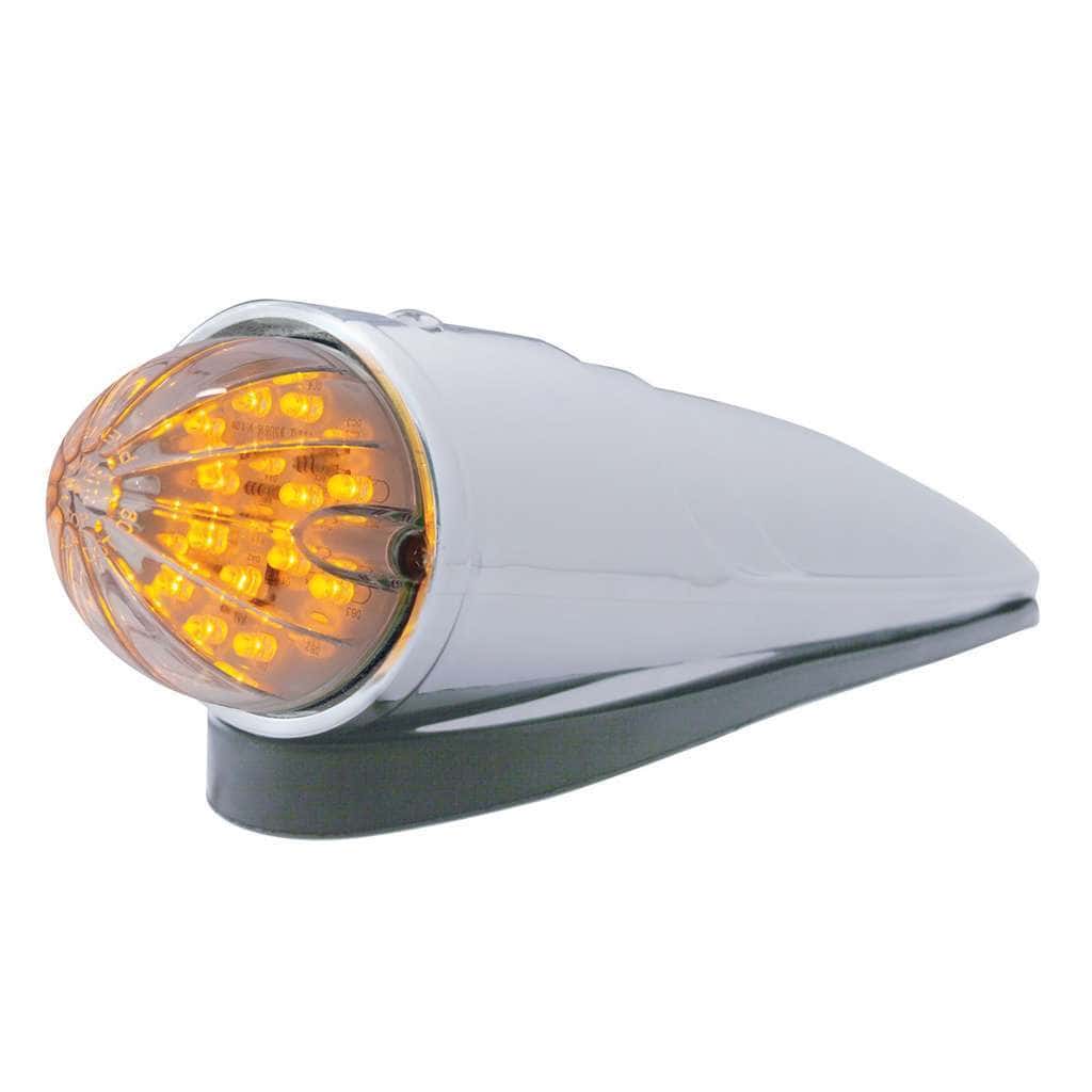 19 LED Short Watermelon Grakon 1000 Style Cab Light Kit - Amber LED/Clear Lens