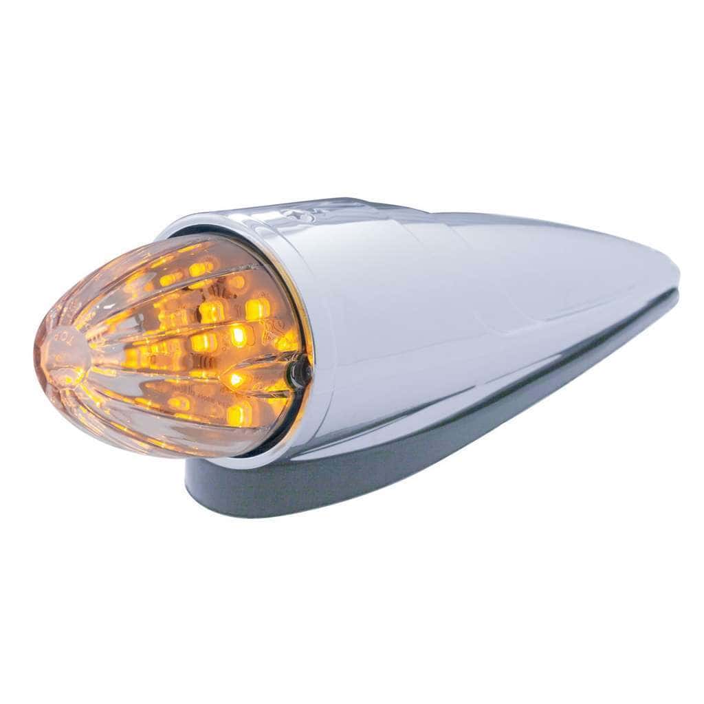 19 LED Long Watermelon Grakon 1000 Style Cab Light Kit - Amber LED/Clear Lens