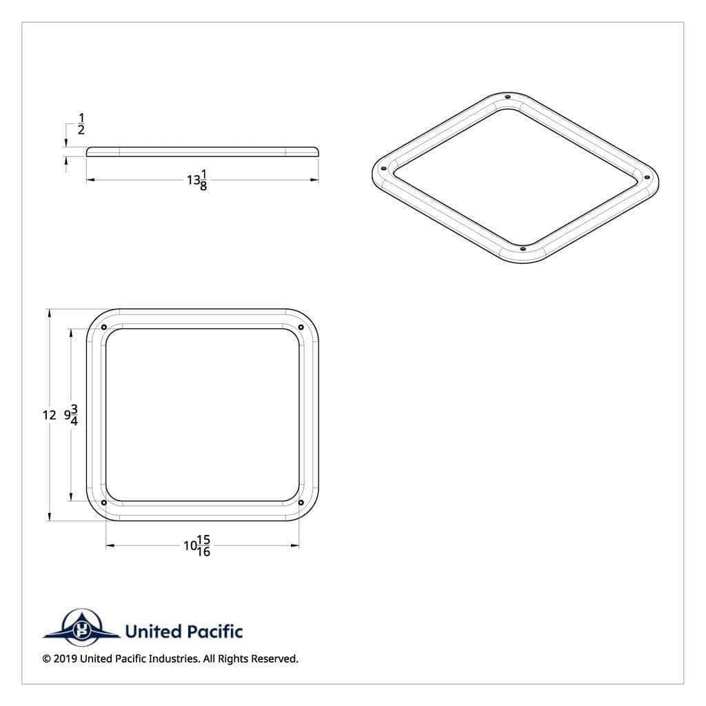 Chrome Plastic Kw Daylight Door W900 View Window Trim With Hardware 3 Chrome Plastic KW Daylight Door W900 View Window Trim With Hardware