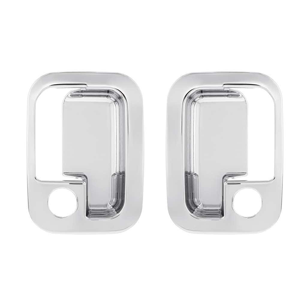 Chrome Exterior Door Handle Cover For 2003+ Kenworth & 2004+ Peterbilt Trucks