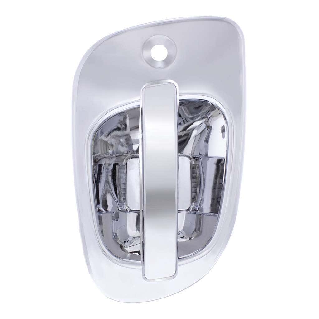 6 Blue LED Chrome Door Handle Cover for Freightliner