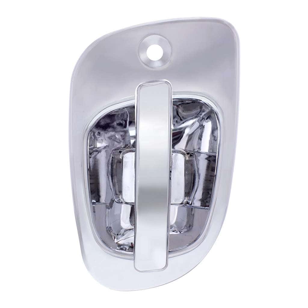 6 Red LED Chrome Door Handle Cover for Freightliner
