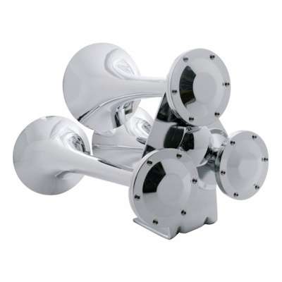 Chrome 3 Trumpets Train Horn