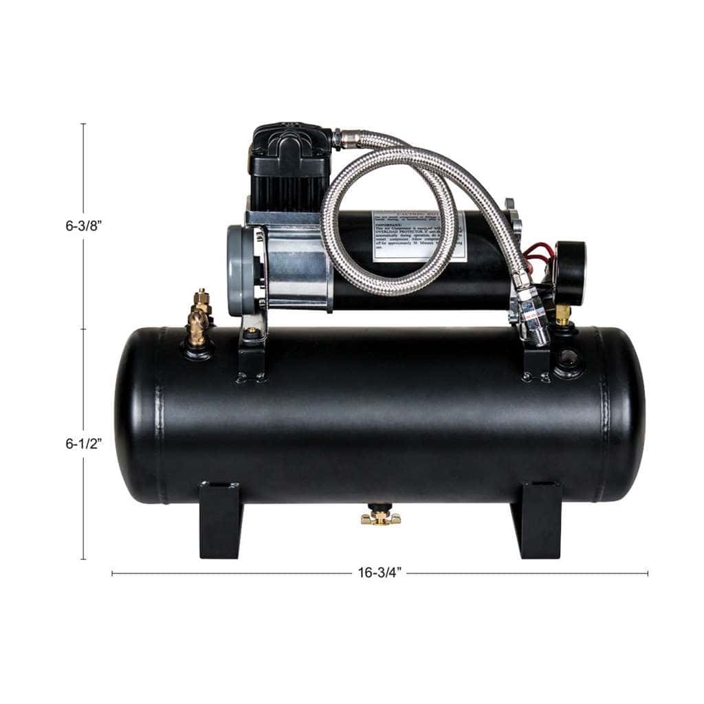 Heavy Duty 12V 150 Psi Air Compressor &Amp; Tank Kit - Competition Series 6 Heavy Duty 12V 150 PSI Air Compressor & Tank Kit - Competition Series